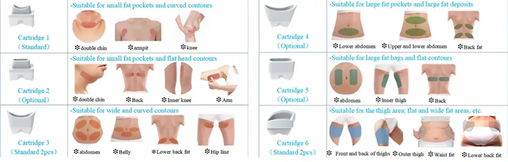 cryolipolysis slimming device 360°c cooling tech