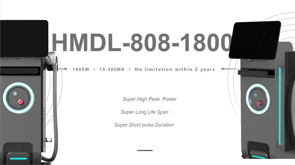 eon ice laser 1800w 808nm diode laser hair removal system