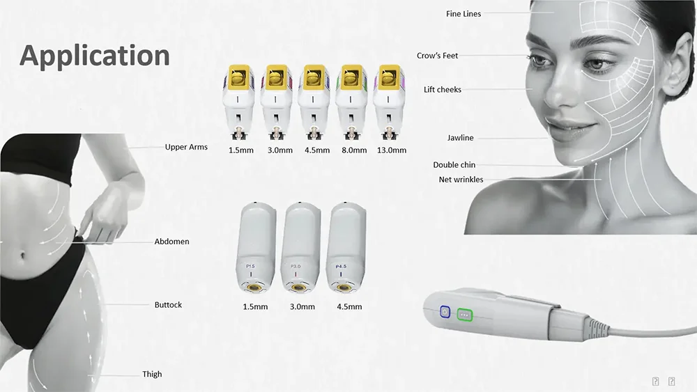 high energy focused ultrasound +focus rf 3d lifting