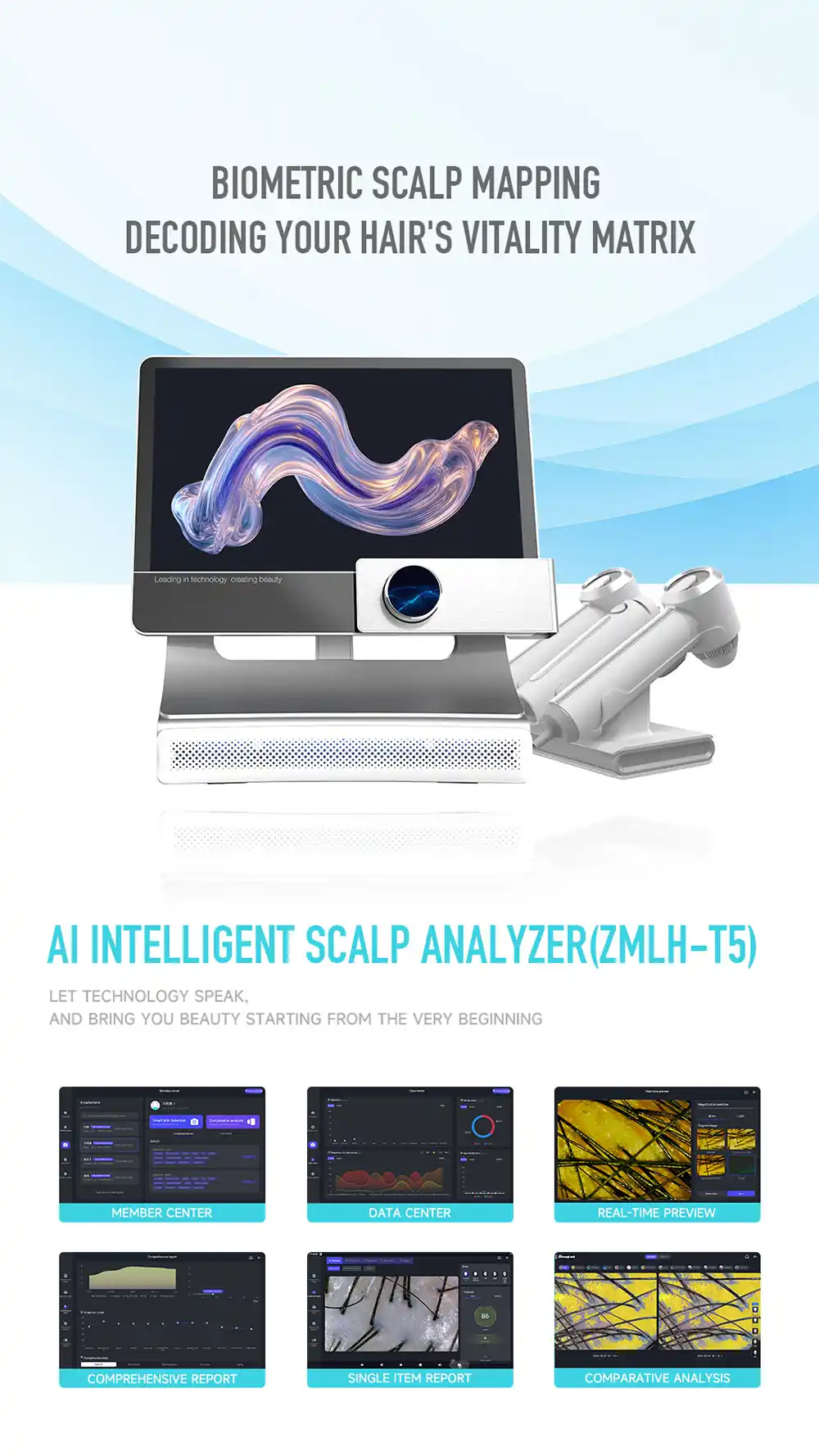 ai intelligent image 3d scalp analyzer