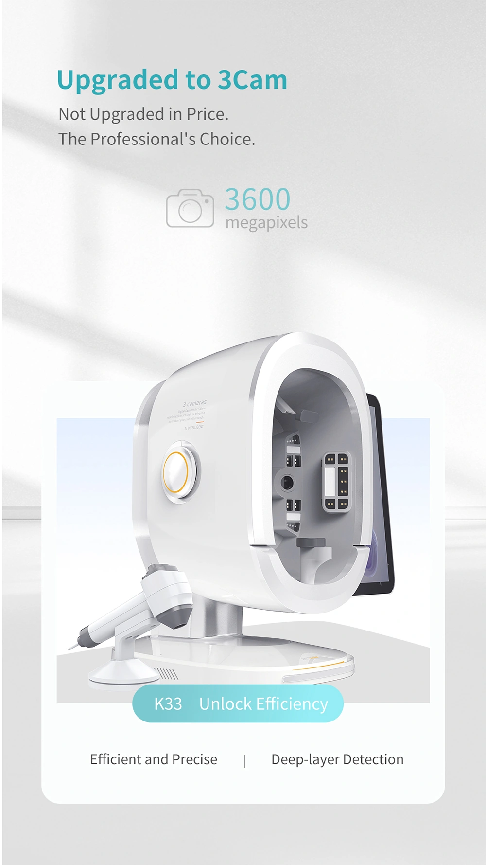 hm k33 al intelligent skin tester