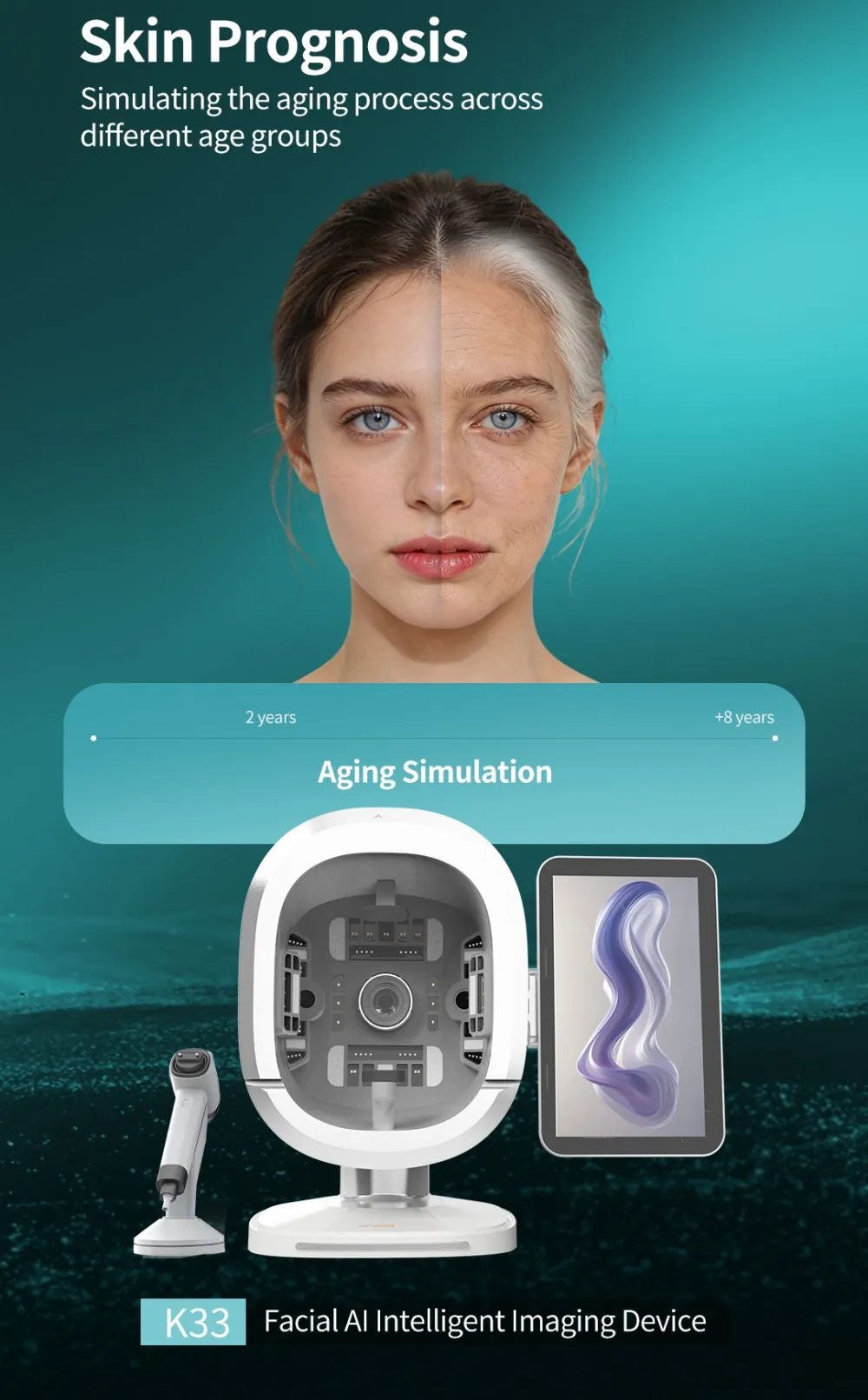 hm k33 al intelligent skin tester