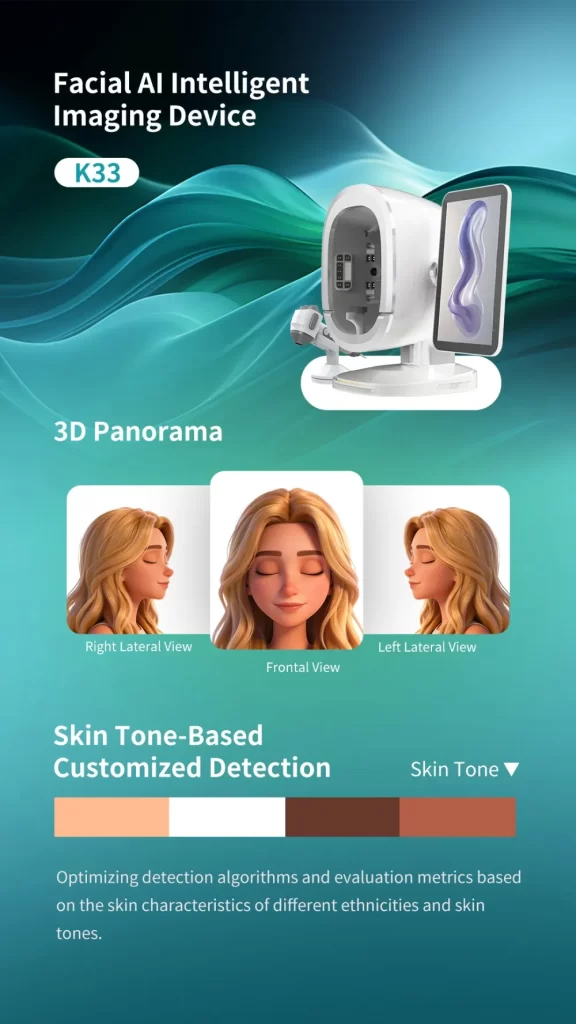 hm k33 al intelligent skin tester