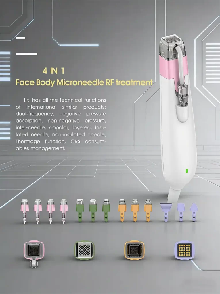 hm mf 01 golden microneedling rf & fractional rf machine