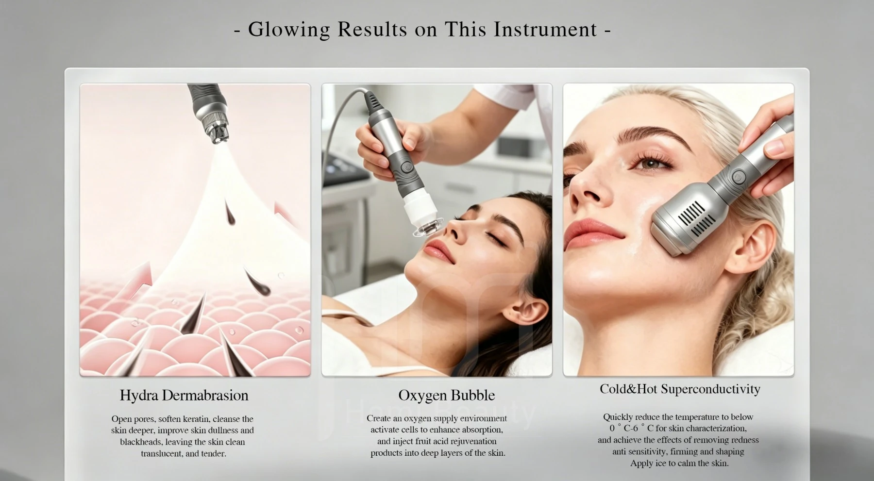ai intelligence skin analysis hydration bubble facial care beauty machine