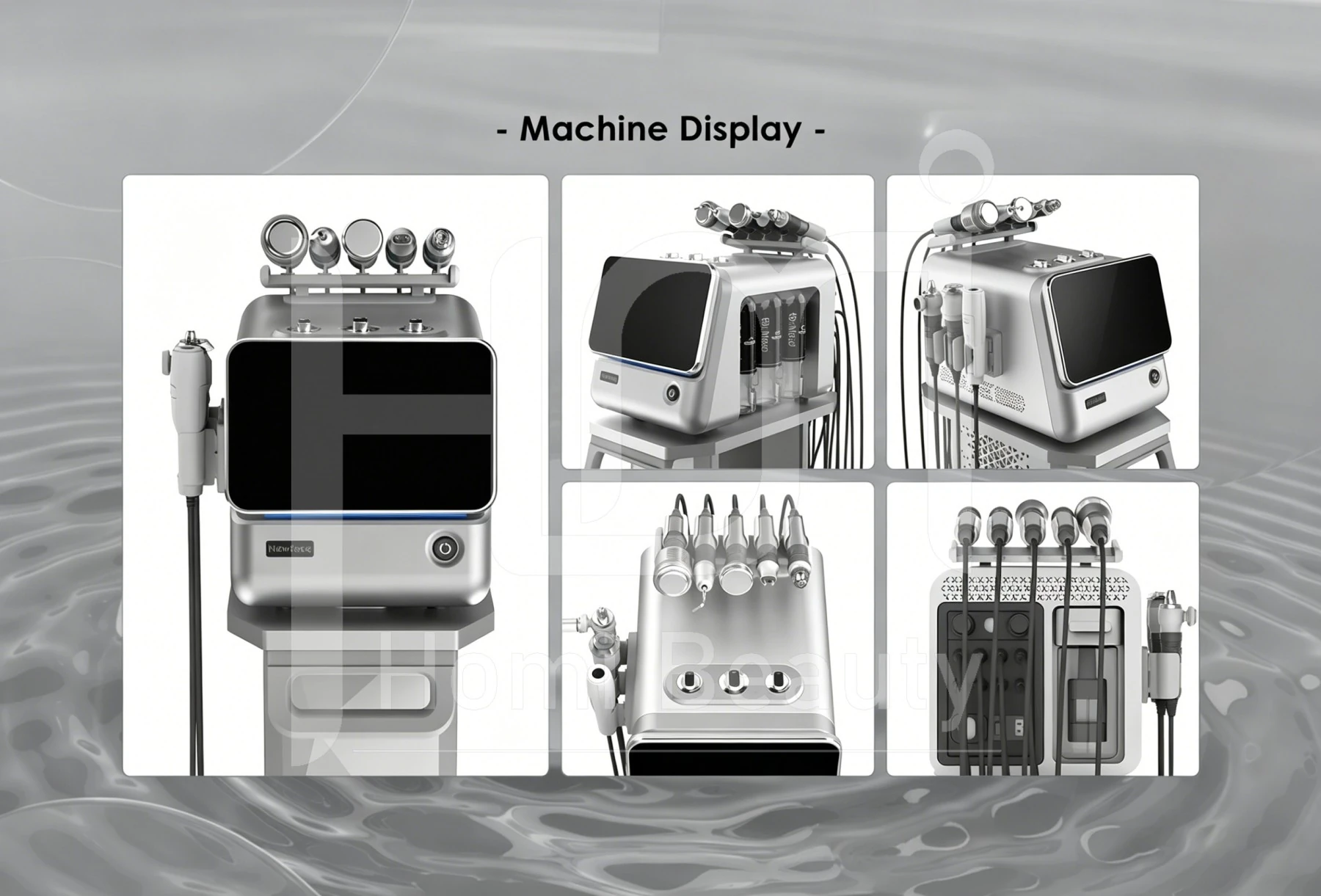 ai intelligence skin analysis hydration bubble facial care beauty machine