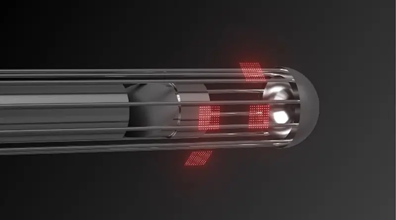 rf co2 laser tube internal structure diagram