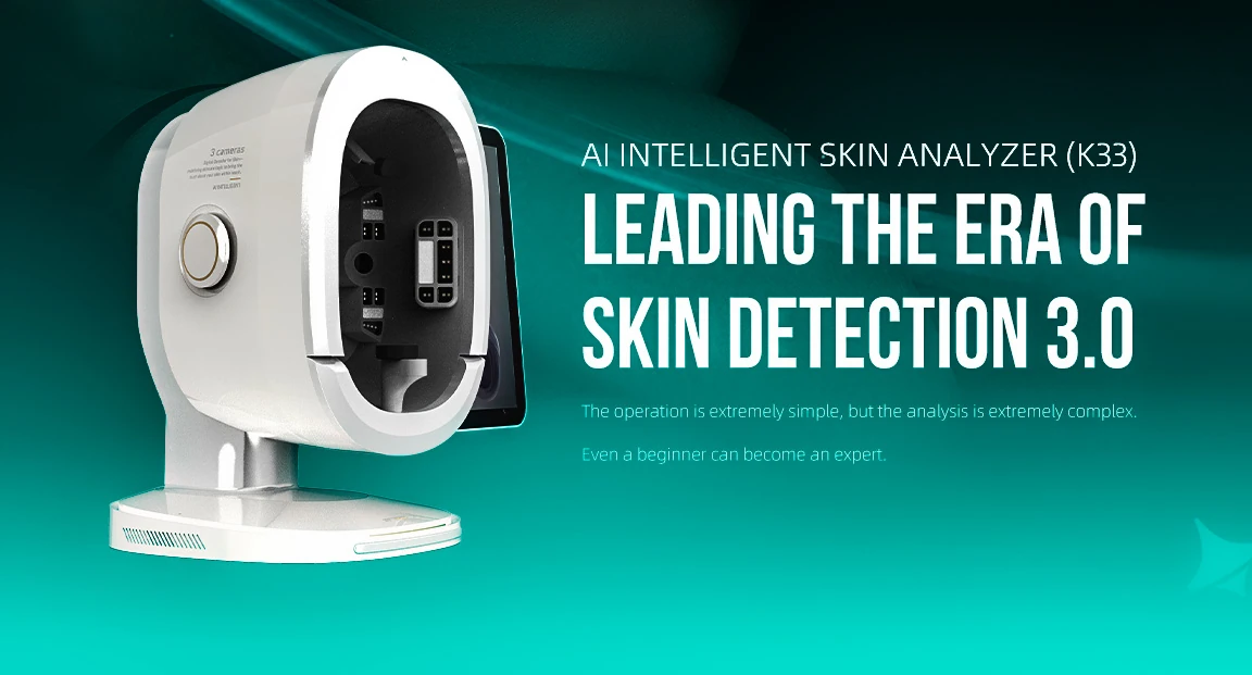hm k33 ai intelligent skin analyzer machine professional skin detection