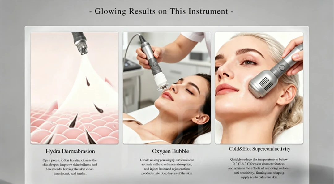ultra 10 in 1 hydra dermabrasion machine treatment