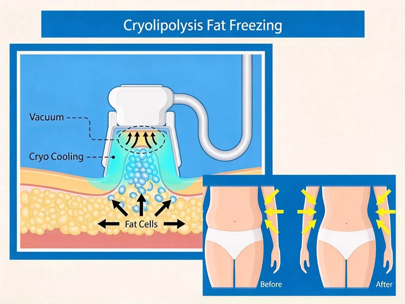 Cryolipolysis Machine Guide: How Fat Freezing Works, What It Treats, and How to Choose One